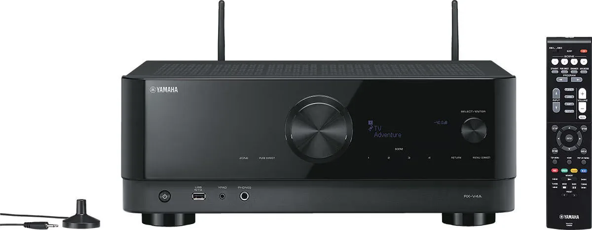 Yamaha RX-V4A   Cabasse Eole 4 5.1 Blanc Chaînes Grand Spectacle