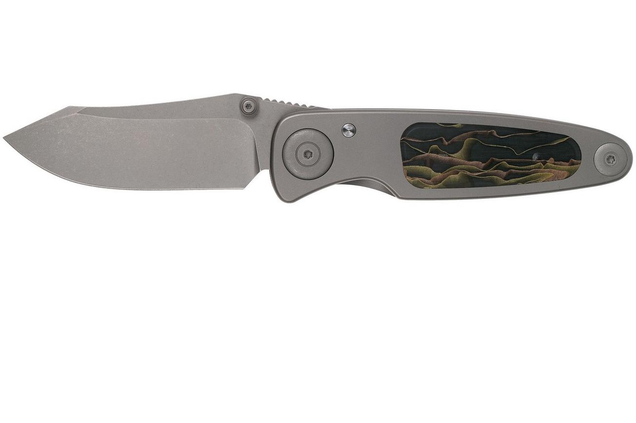Grailer 3 Raffir Noble Inlay zakmes, Dirk de Wit design
