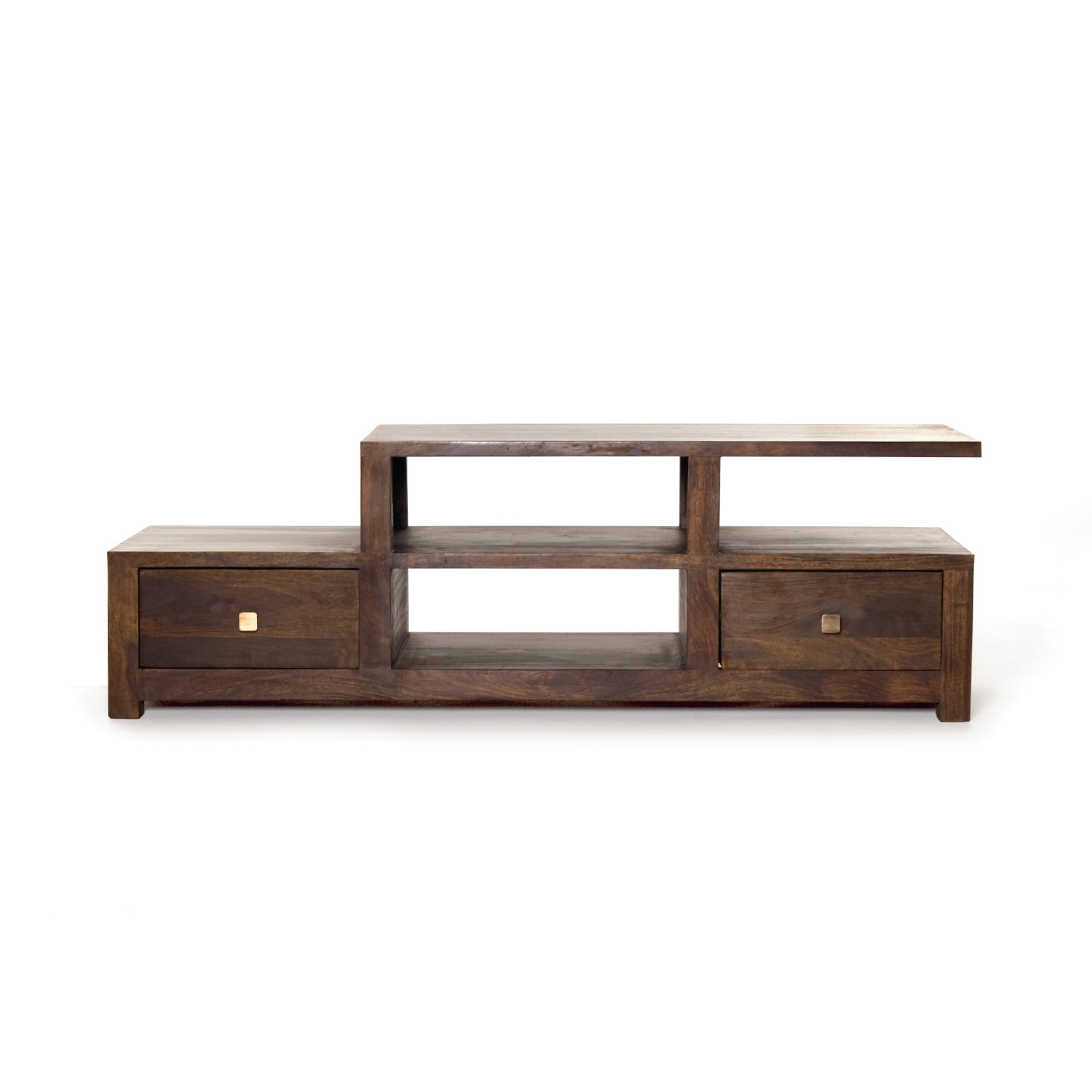 TV-Schrank, Palisander, L 140 cm, B 45 cm, H 45 cm von fischer's lagerhaus