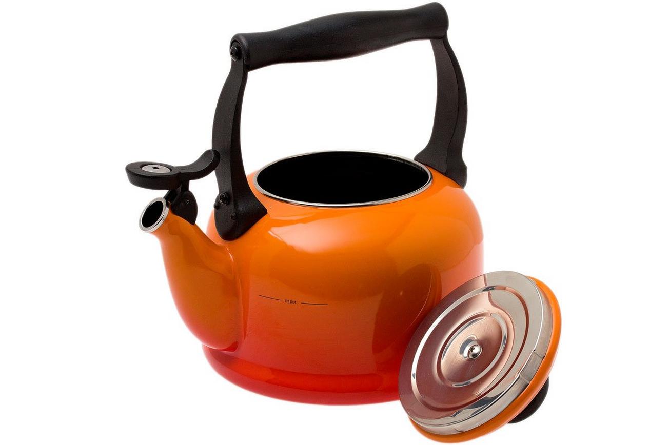 Le Creuset Tradition fluitketel 2,1L, oranje