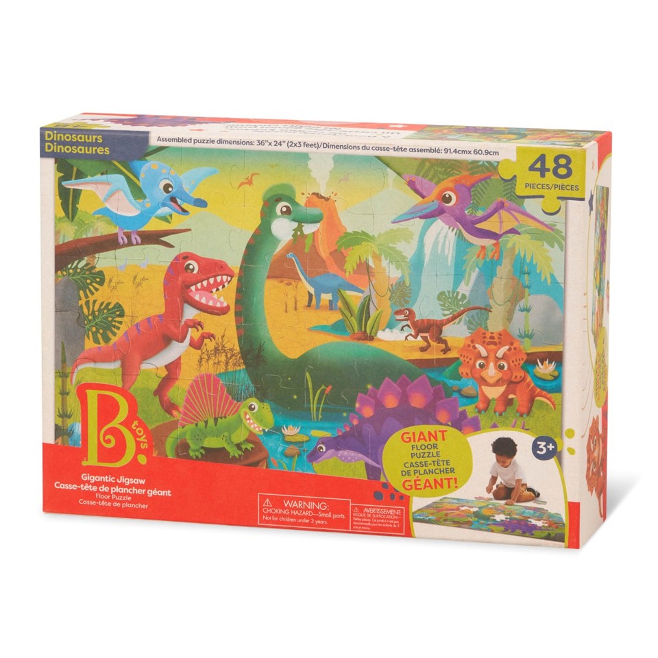 B Toys - B Gulvpuslespil - Dino