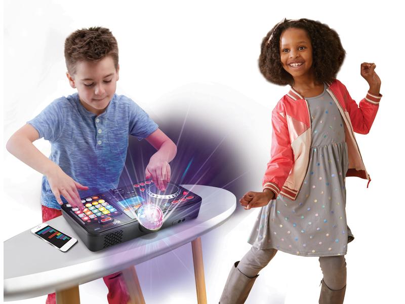 Vtech Musikplayer Kidi DJ Mix 10-in-1 DJ-Mischpult mit Launchpad, Jog-Wheel und vielen Effekten zum Bearbeiten der Musik