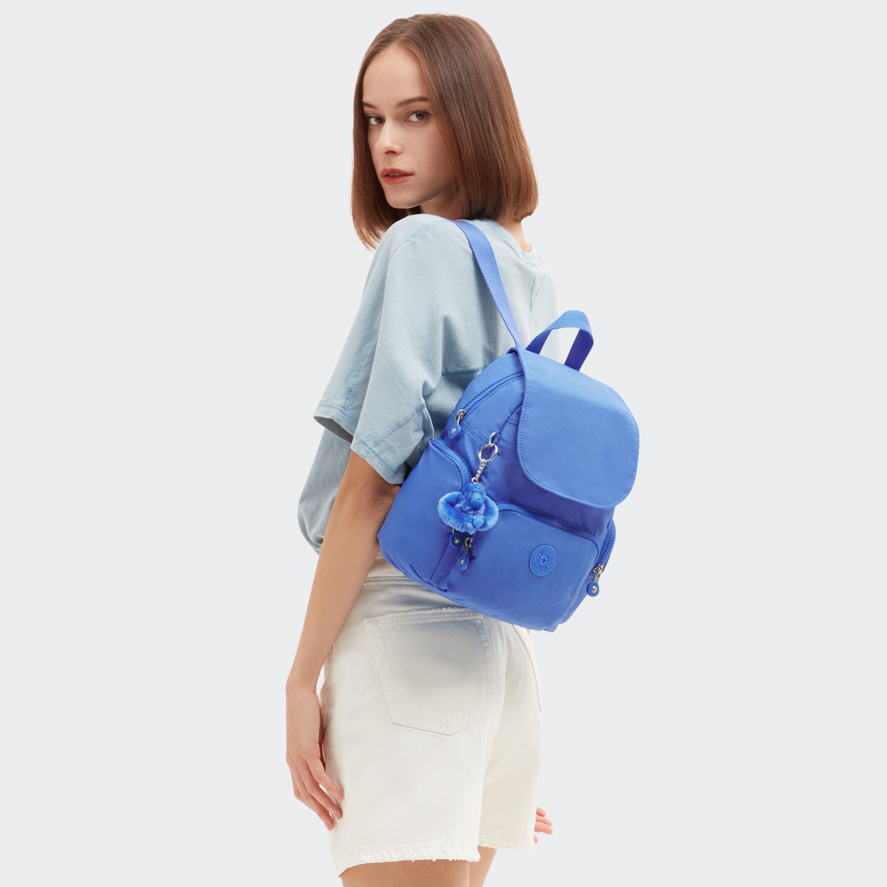 CITY ZIP MINI Mini sac à dos avec bretelles ajustables - Havana Blue