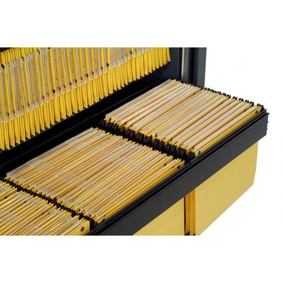 Chassis extractible avec glissières simples pour armoire à rideaux