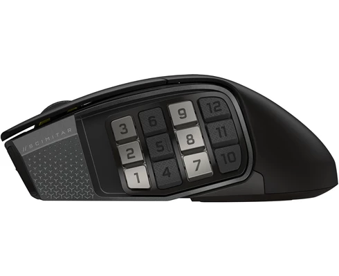 Corsair Scimitar Elite Wireless SE Gaming Mouse / 33000 DPI / Optical - Gun metal