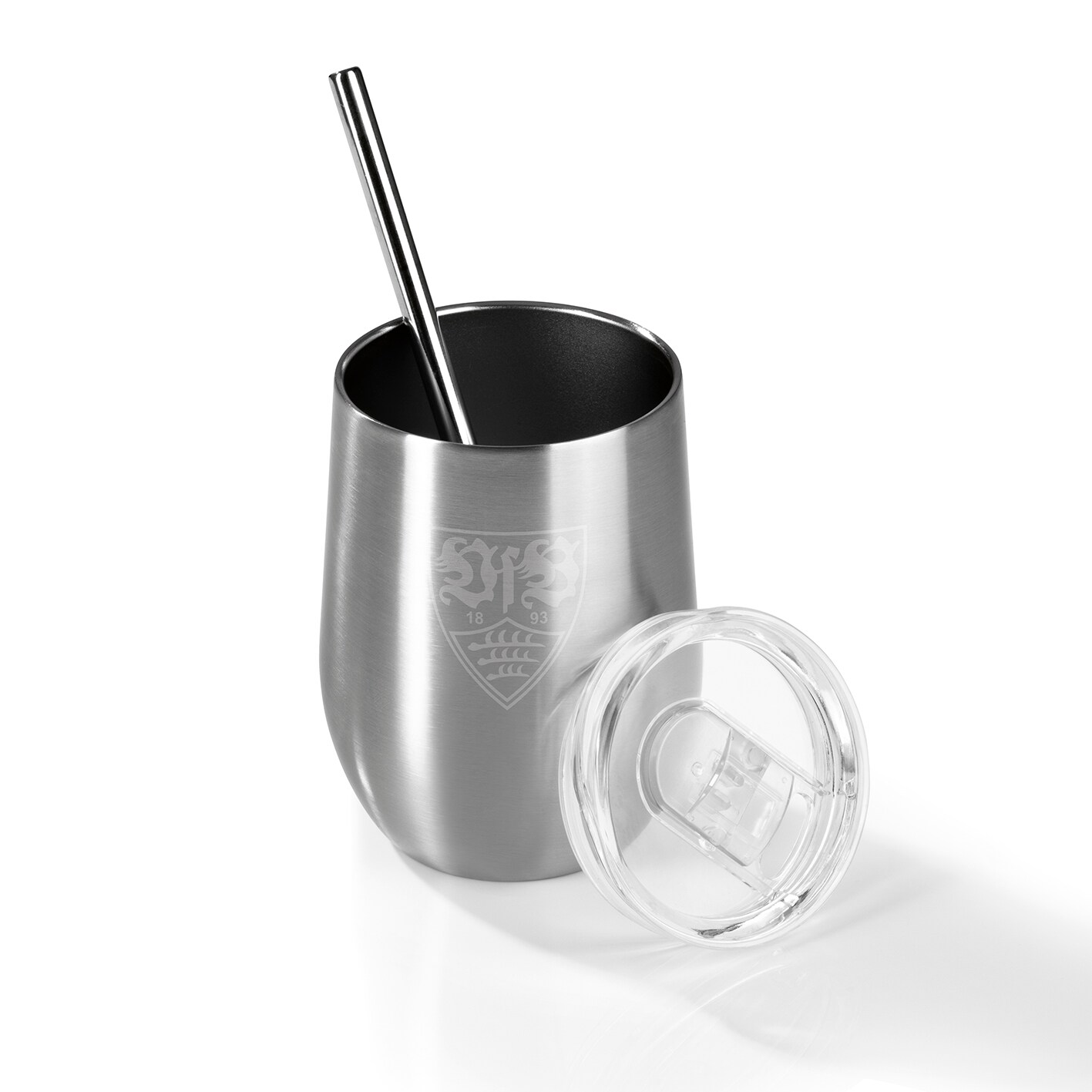VFB Getränkebecher inkl. Trinkhalm 350ml