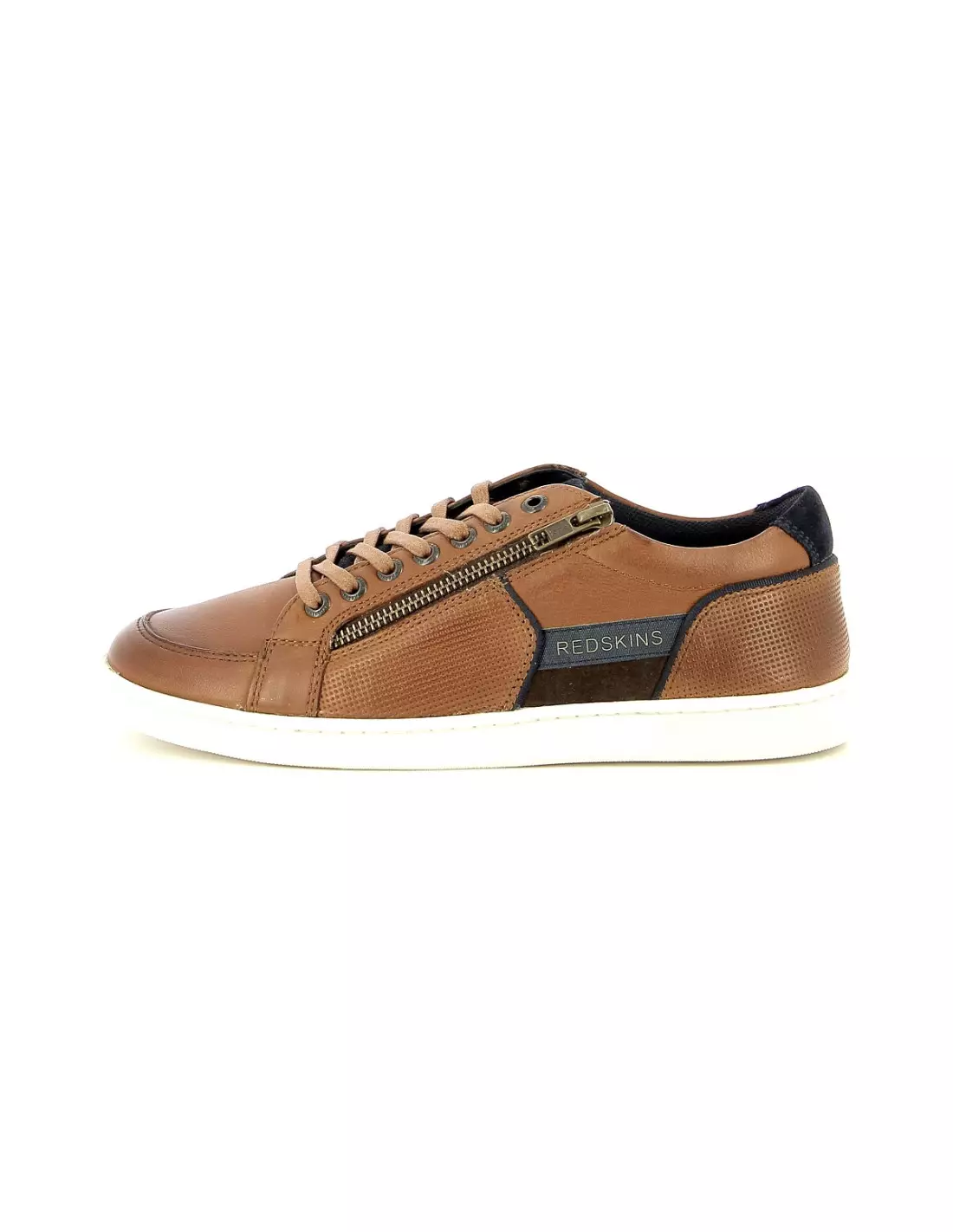 REDSKINS DISTRAIT - Baskets Cognacmarron