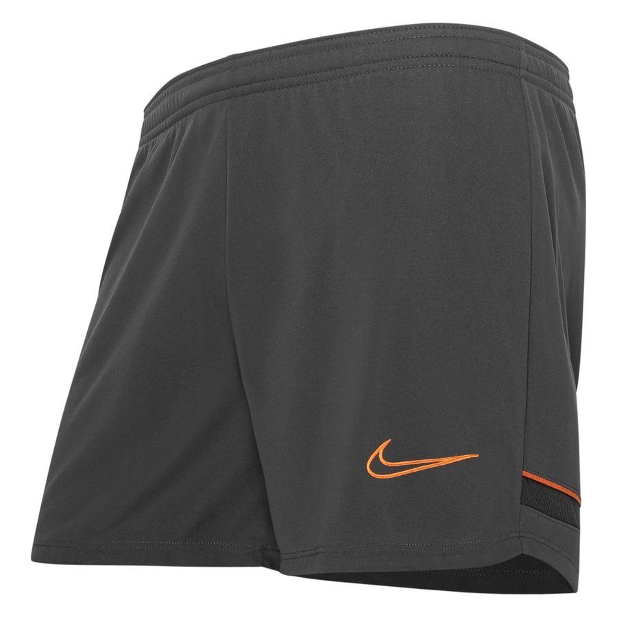 Nike Short d'Entraînement Dri-FIT Academy - Gris/Orange Femme