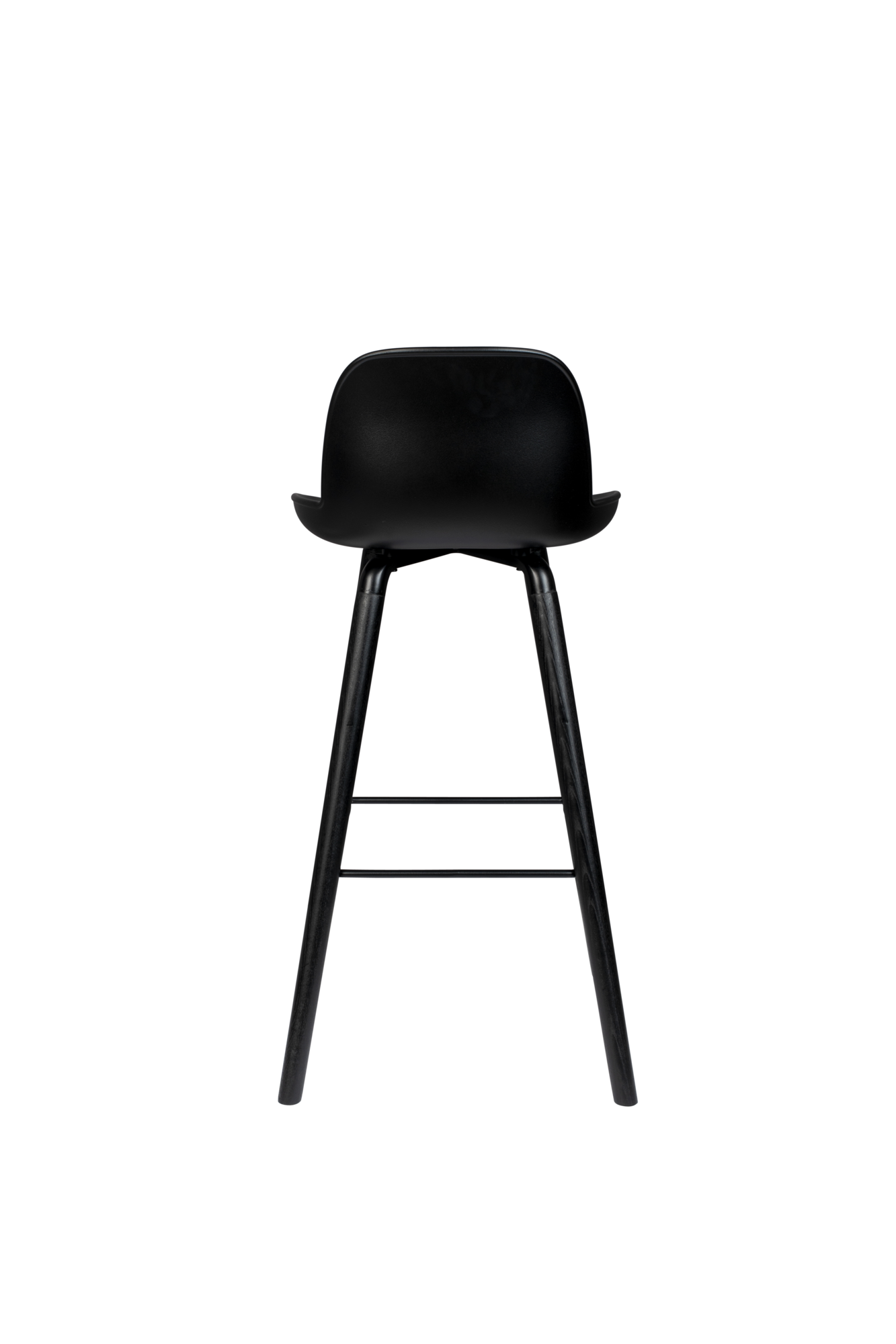 Barkruk Albert Kuip  (zithoogte 65 cm) zwart - set van 2