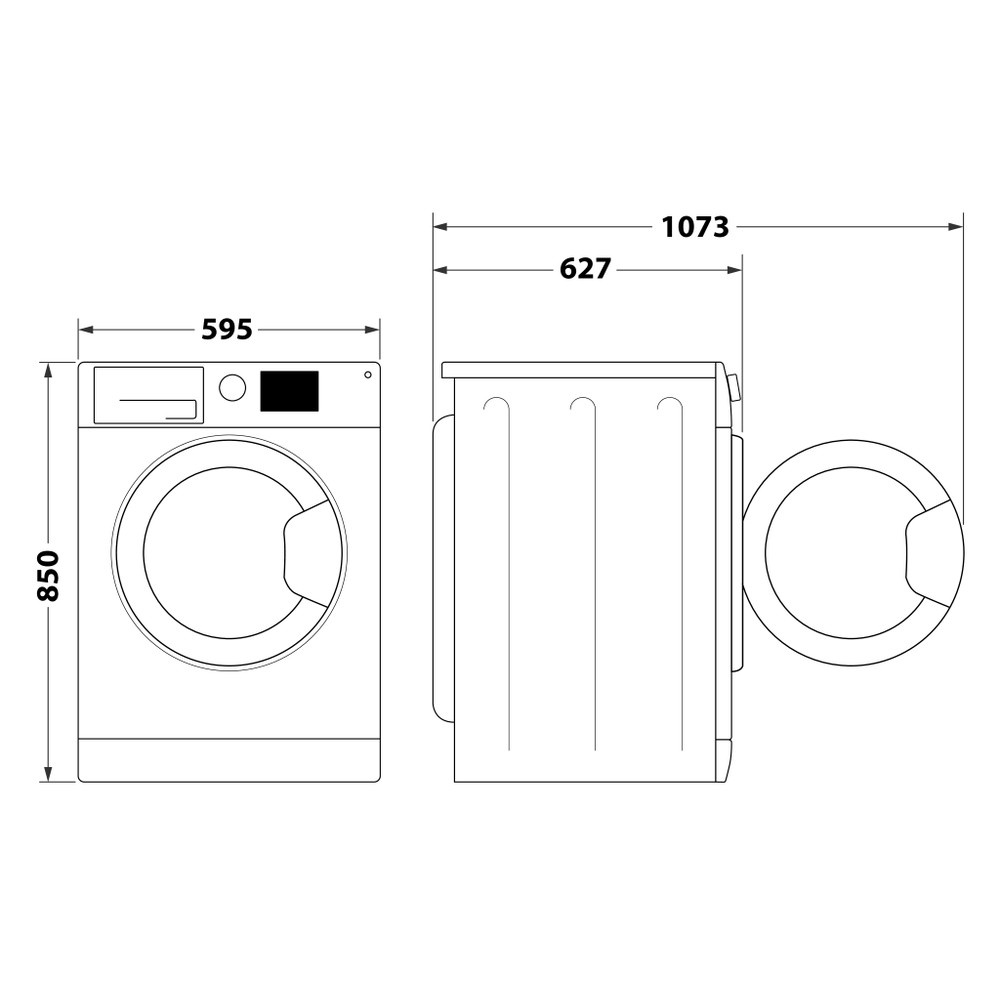 Whirlpool FFB 9489 WV EE wasmachine 9kg 1400T/min Energieklasse A-20%