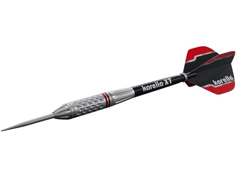 Karella Dartpfeile Steeldart Commander 23g, 3 Stück – Silbe 90% Tungsten Dartpfeile