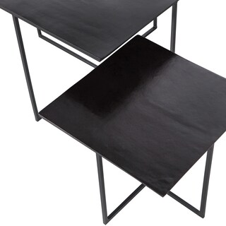 Beistelltisch OLAN 2er Set dunkelbraun
