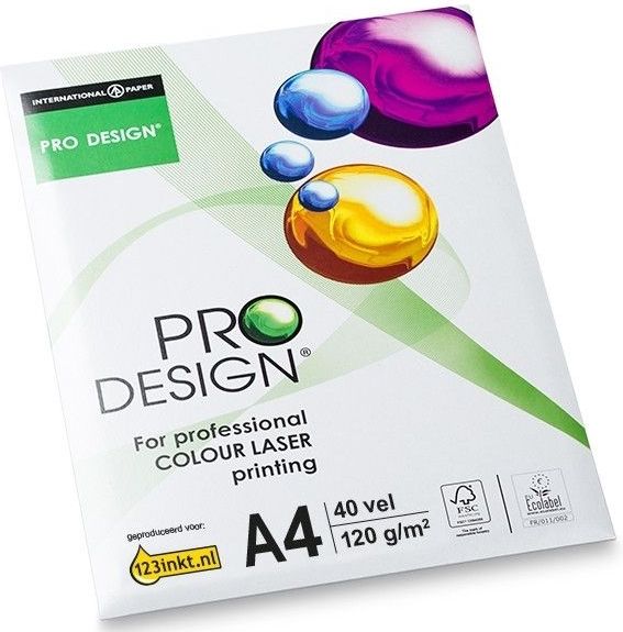 Pro-Design - A4 - Papier - 120 g/m² - 1 pak van 40 vellen