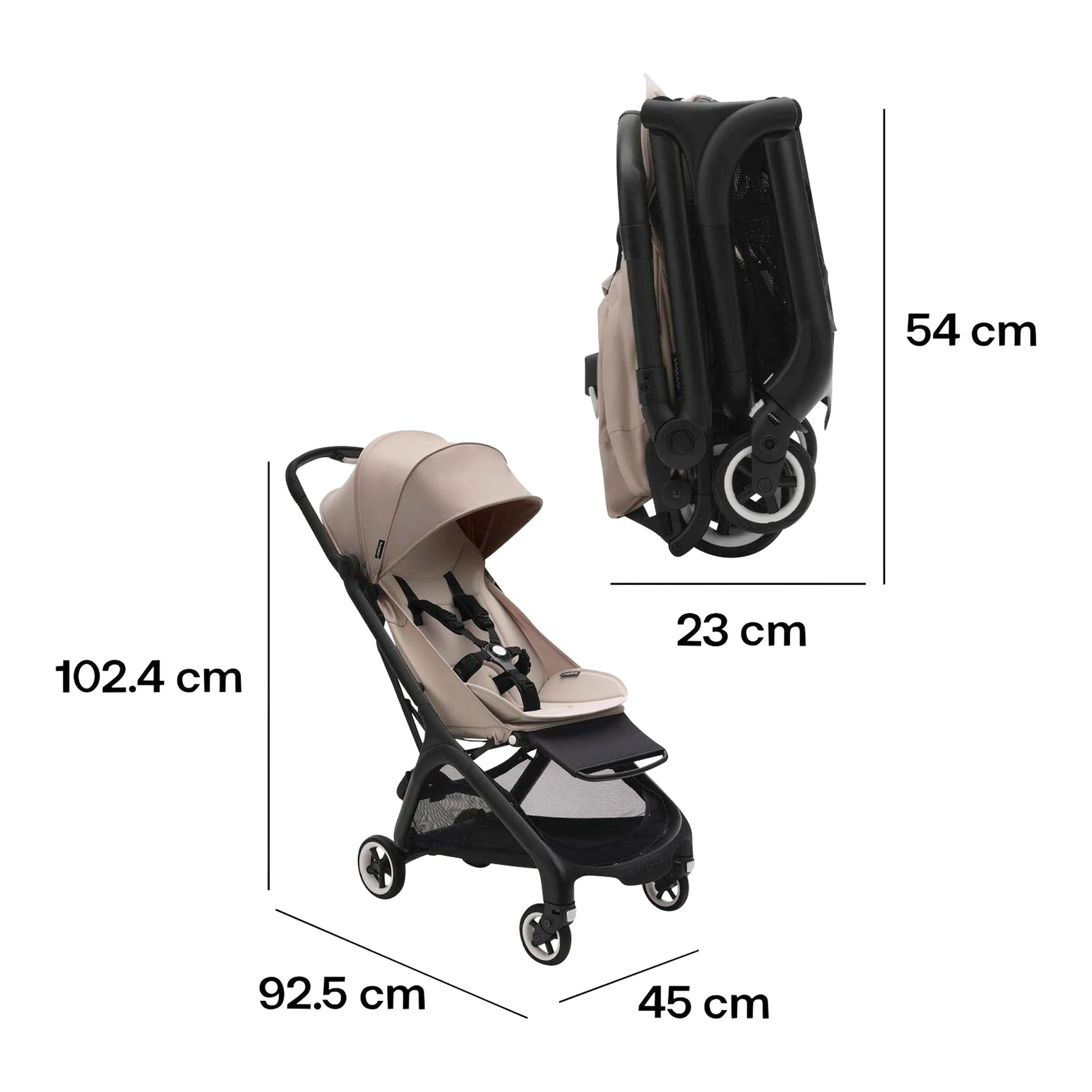 Bugaboo Buggy Butterfly desert taupe