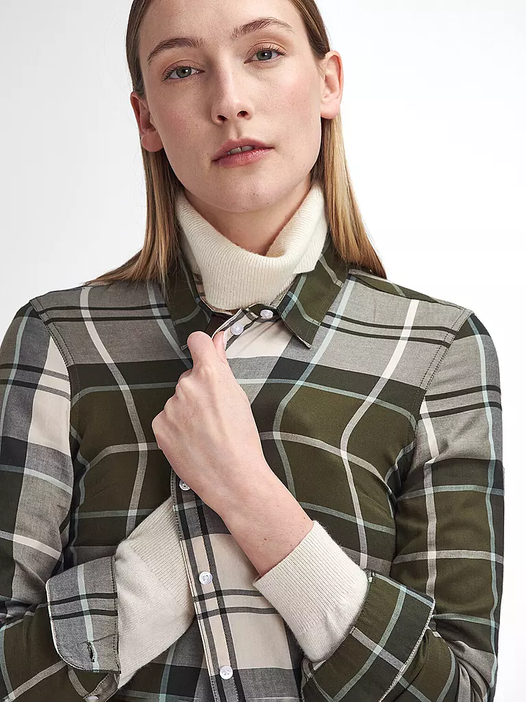 BARBOUR Bluse BREDON olive
