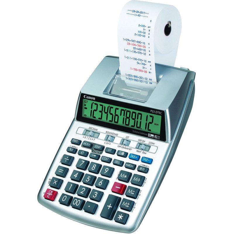 Calculatrice imprimante Canon P23-DTSC - 12 chiffres