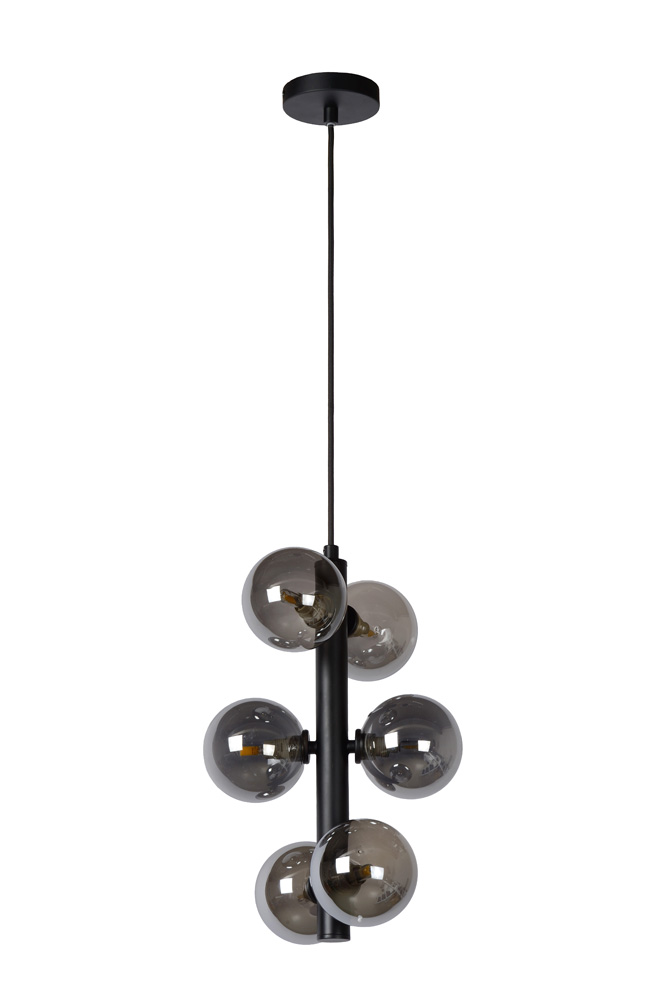 Lucide Tycho plafondlamp 6x G9 zwart