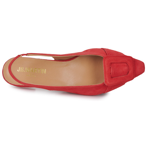 JB Martin - VARIA - CHEVRE VELOURS ROUGE