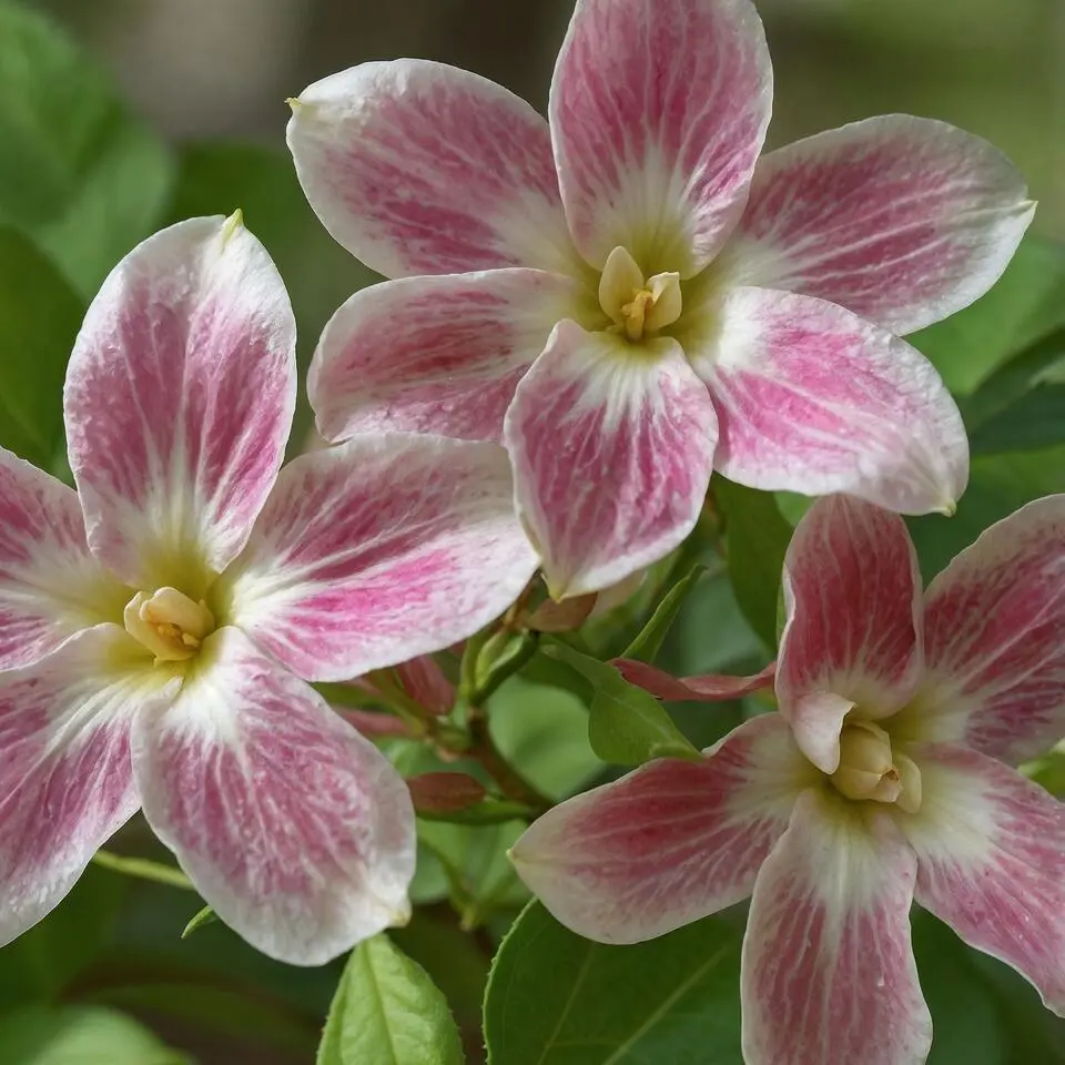Jasmijn - Set van 3 - Jasminum 'Summer Scent' - Hoogte 25-40cm - ⌀9cm
