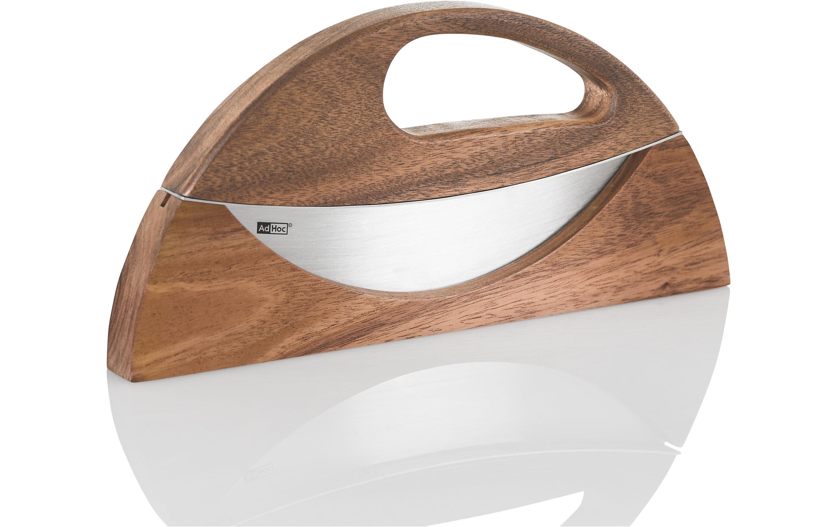 Kräutermesser Wave 23.2 cm, BraunWiegemesser mit Halter