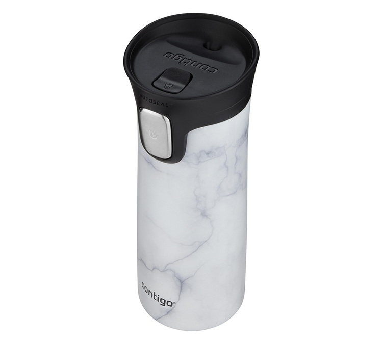 Travel Mug Couture Autoseal White Marble 42cl - CONTIGO