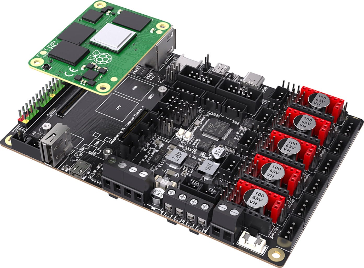 BIGTREETECH  Manta M5P, V1.0    Vielseitige 32-Bit-Platine aus der BIGTREETECH Manta-Reihe