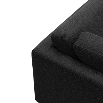 cleveland venstrevendt sofa med pufafslutning
