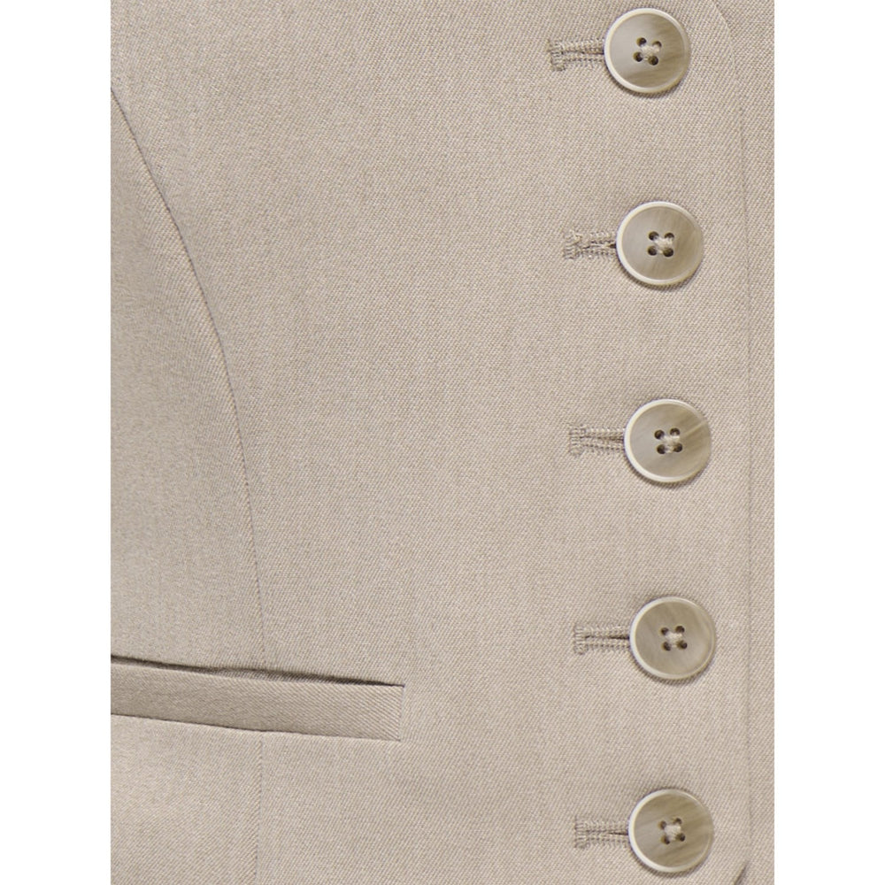 Køb kids ONLY Taupe Gray Melange Koghattie-Iris Waistcoat Tlr