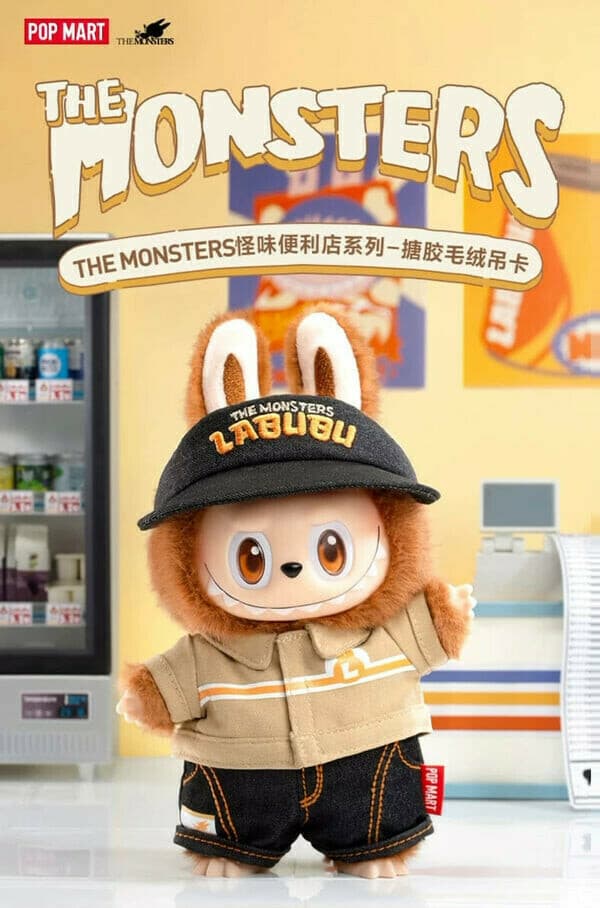 Pop Mart Labubu The Monsters – Wacky Mart Series Vinyl Plush Hanging Card