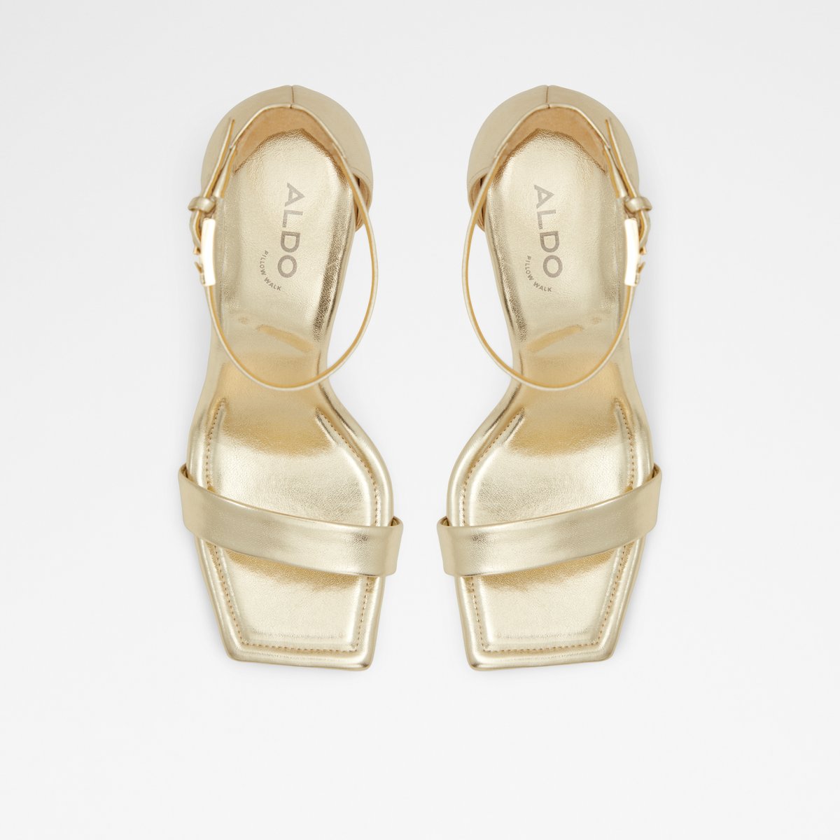 Renza Gold Women Heeled sandals