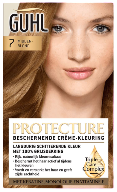 Guhl Haarverf Crème-Kleuring 7 Middenblond 1 stuk