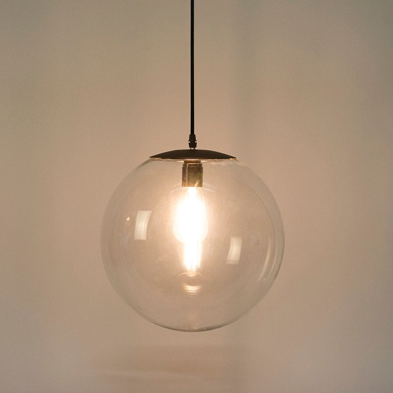 Moderne hanglamp transparant 35 cm - Pallon