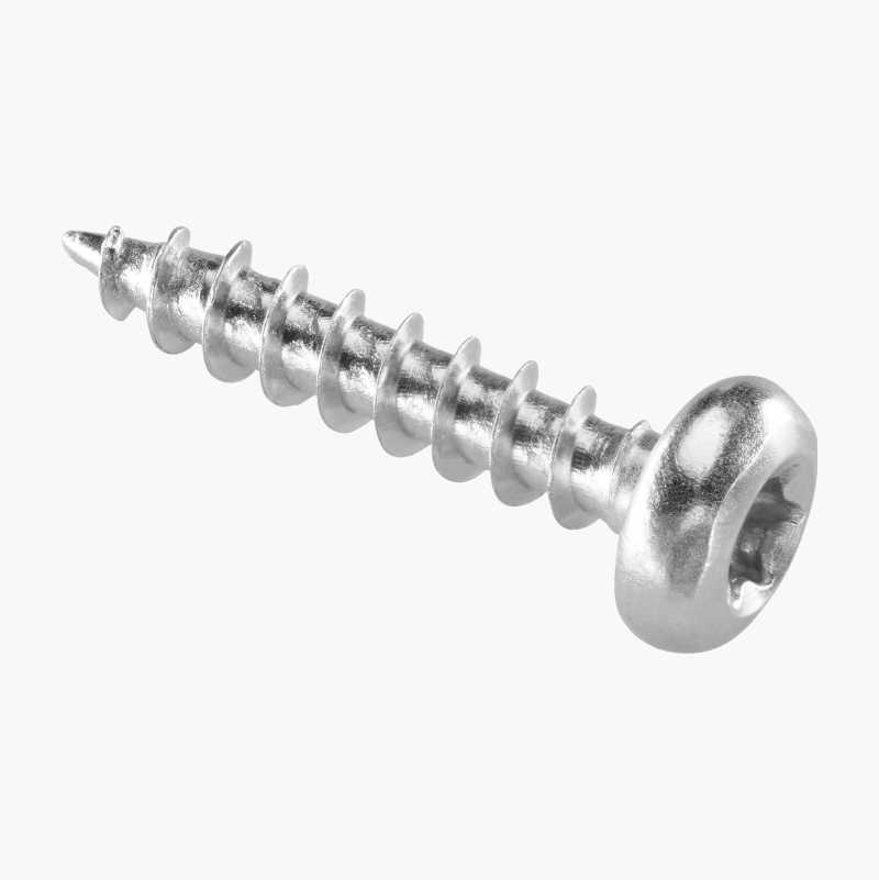 Treskrue, kulehode 4,0 x 20 mm