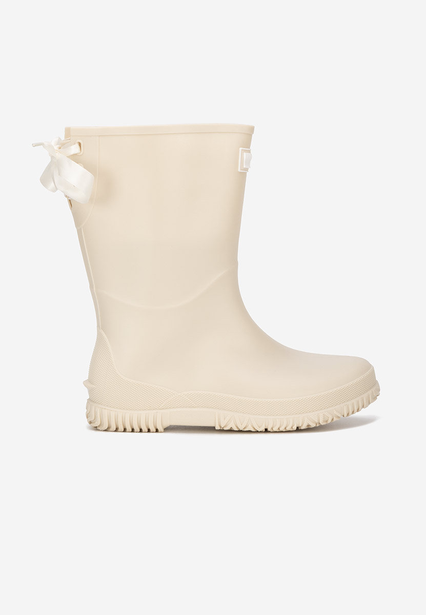 Bottes en caoutchouc beige Lunavia