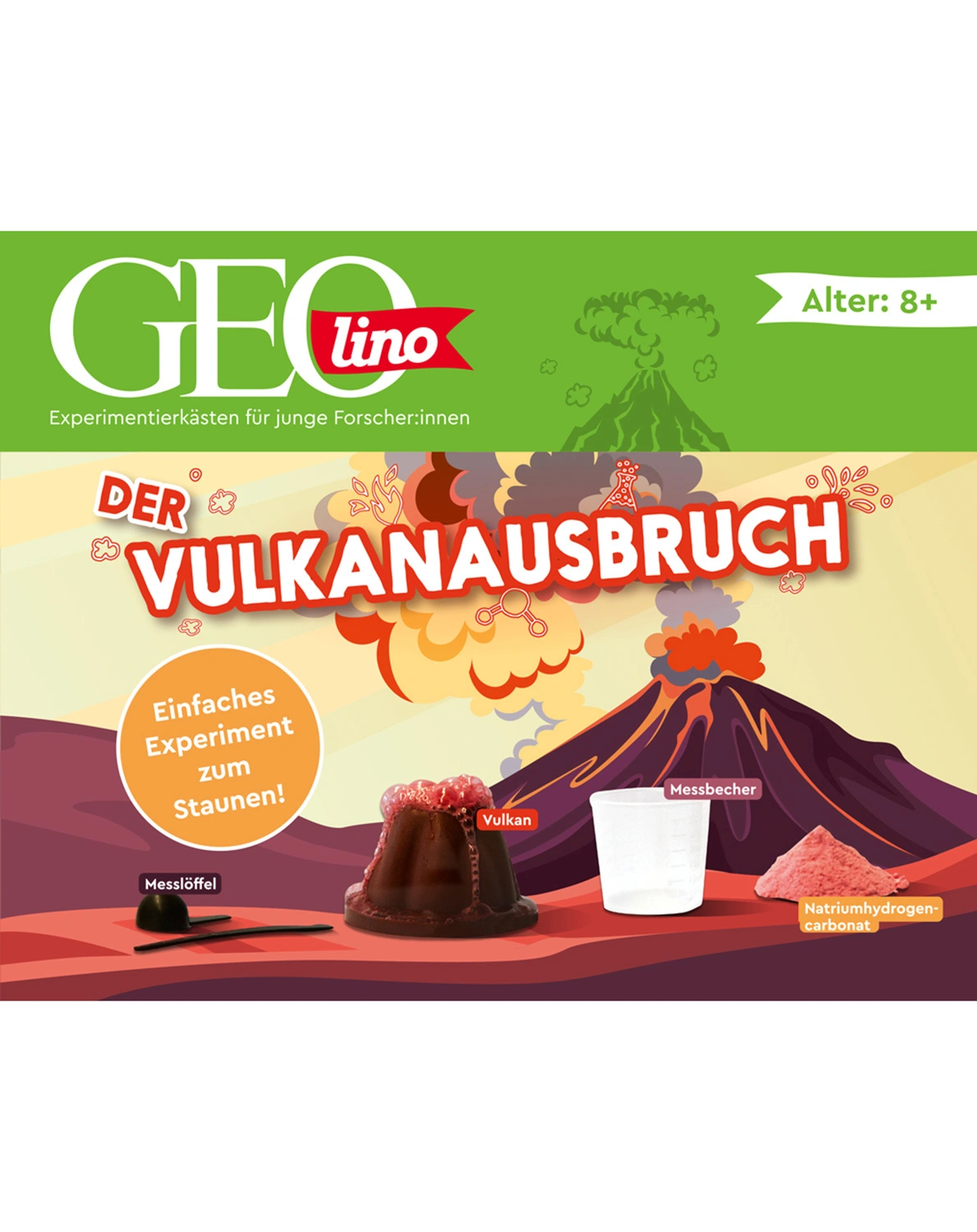 Experimentierkasten GEOLINO - DER VULKANAUSBRUCH