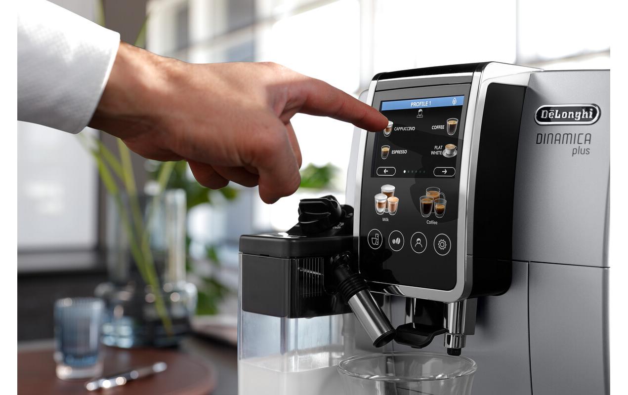 Kaffeevollautomat Dinamica Plus ECAM380.85 Taupe<br>Kaffeevollautomat mit 3.5 Fulltouch TFT-Farbdisplay