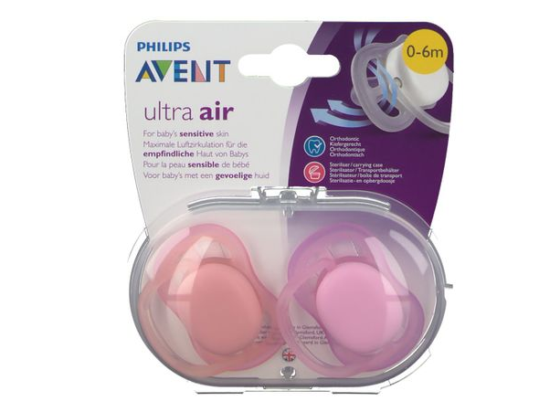 SUCETTE SILICONNE SUCETTE MIX AIR 6-18M