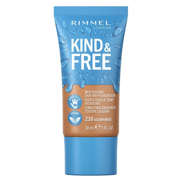 Rimmel London Kind & Free Moisturising Skin Tint Foundation 210 Golden Beige 30ml