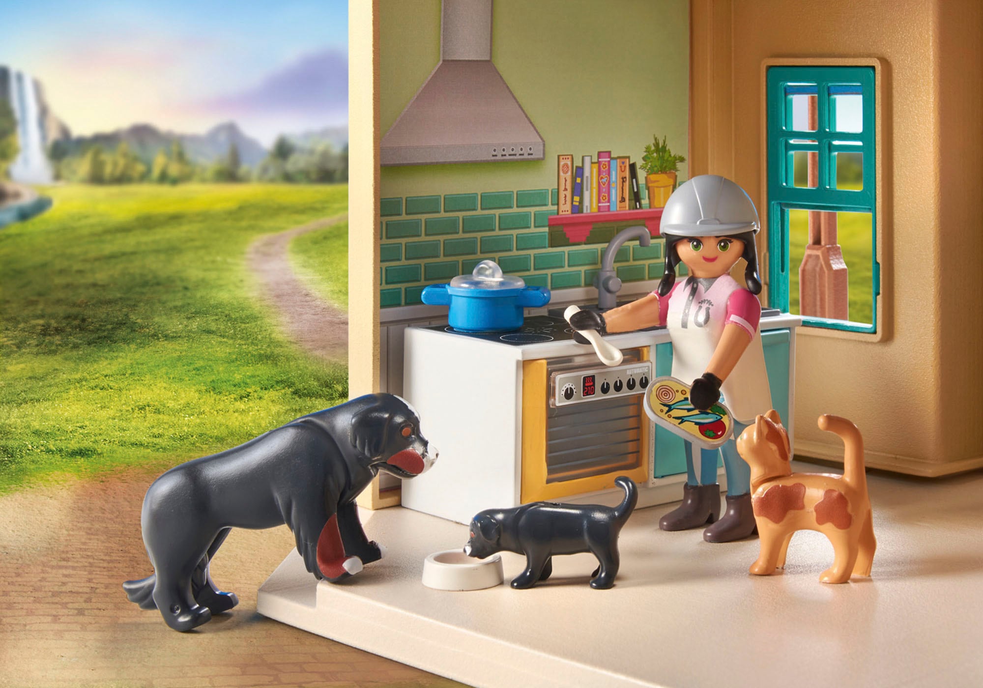 Playmobil® Konstruktions-Spielset »Waterfall Ranch (71351), Horses of Waterfall«