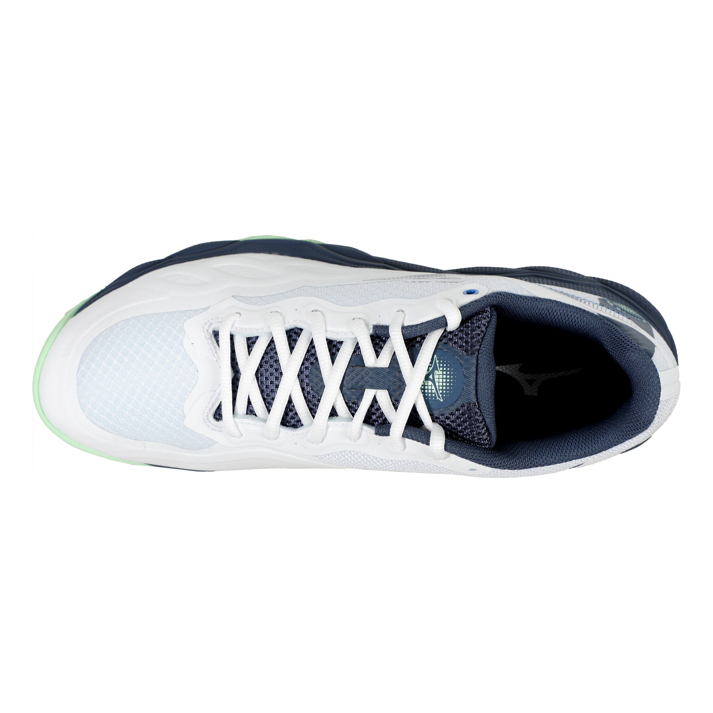 Mizuno Wave Enforce Court Chaussures Toutes Surfaces - Blanc , Bleu