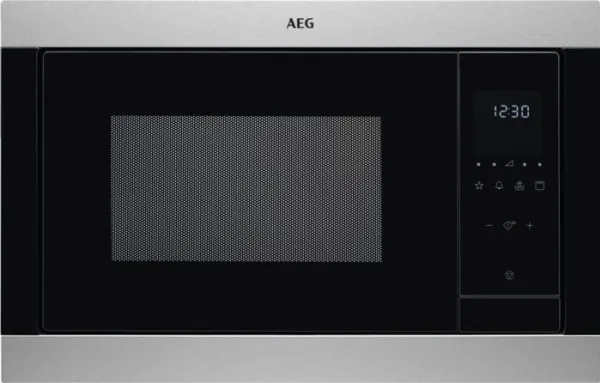 AEG MSB2547D-M - Mikrobølgeovn med grill - til indbygning - 23 liter - 900 W - rustfrit stål