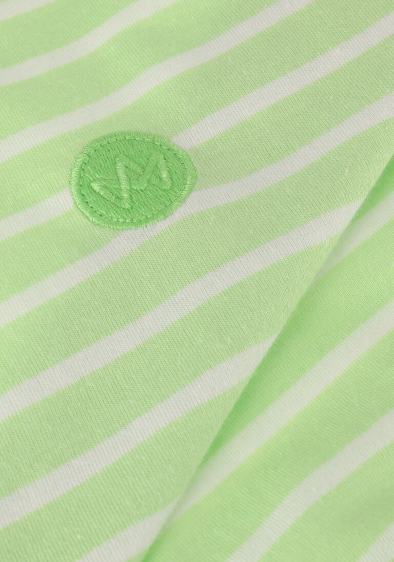 KRONSTADT groene kronstadt t-shirt timmi kids organic/recycled striped t-shirt