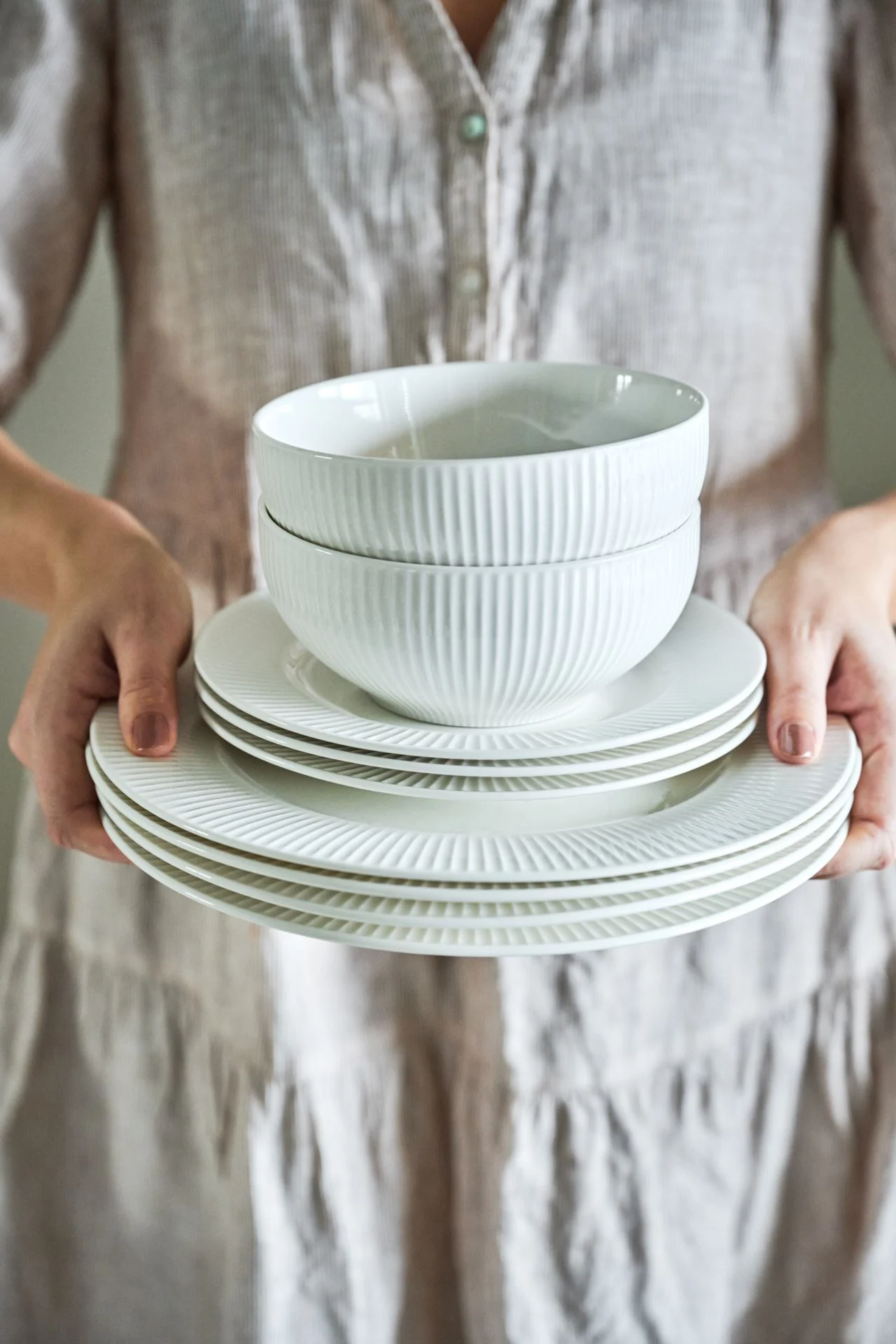 Frokosttallerken hvit - ø 19,8
