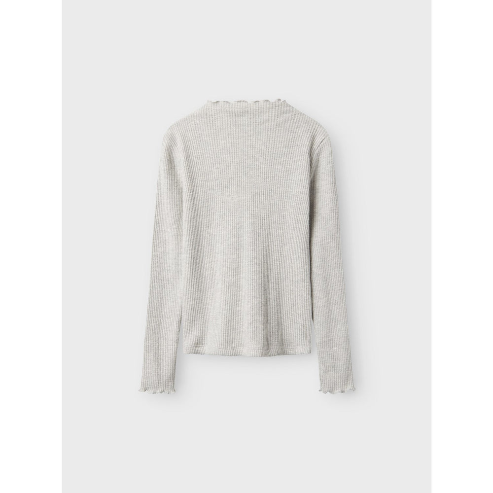 Køb Name It Light Grey Melange Tulpu Bluse