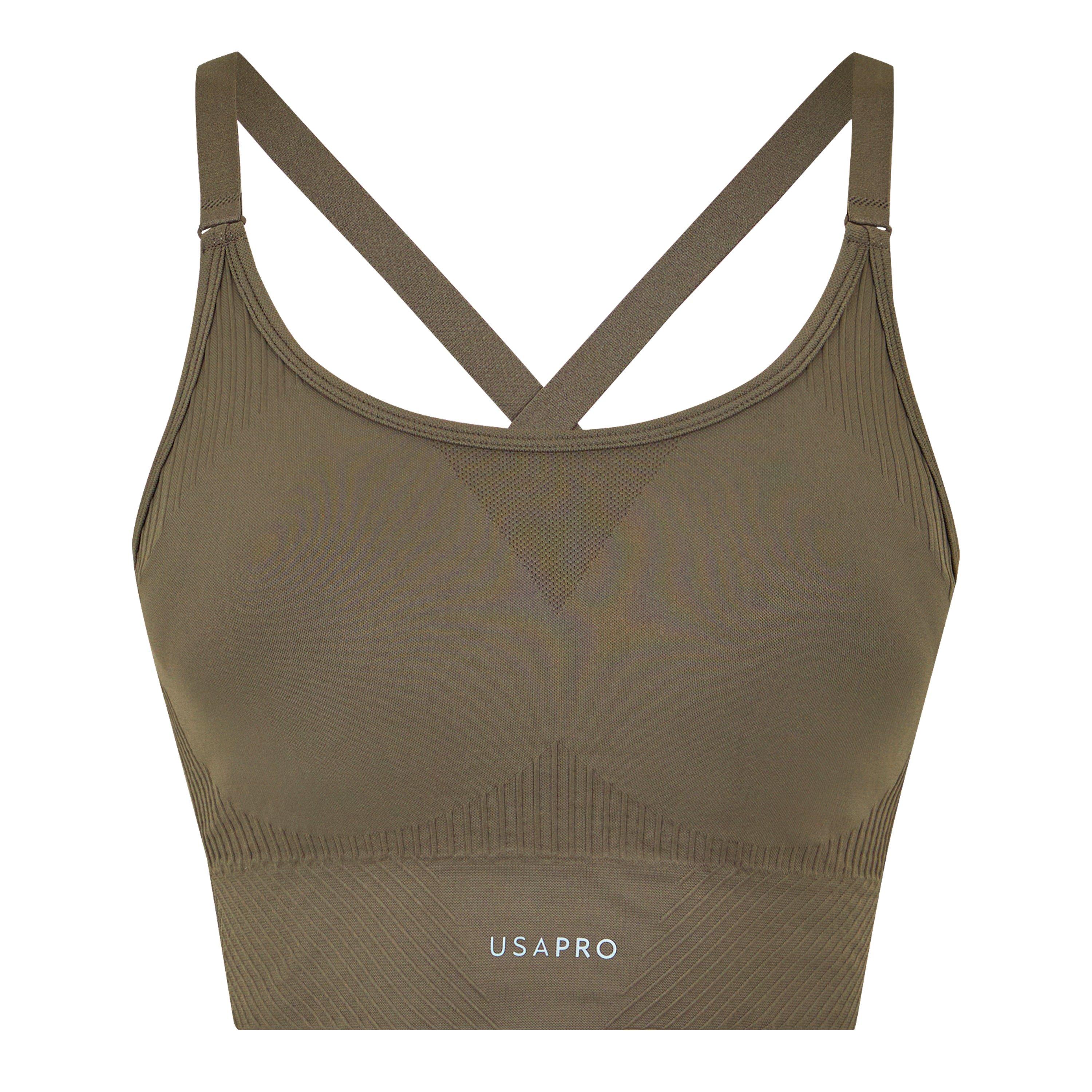 USA Pro UP Seamless Adjustable Sports Bra
