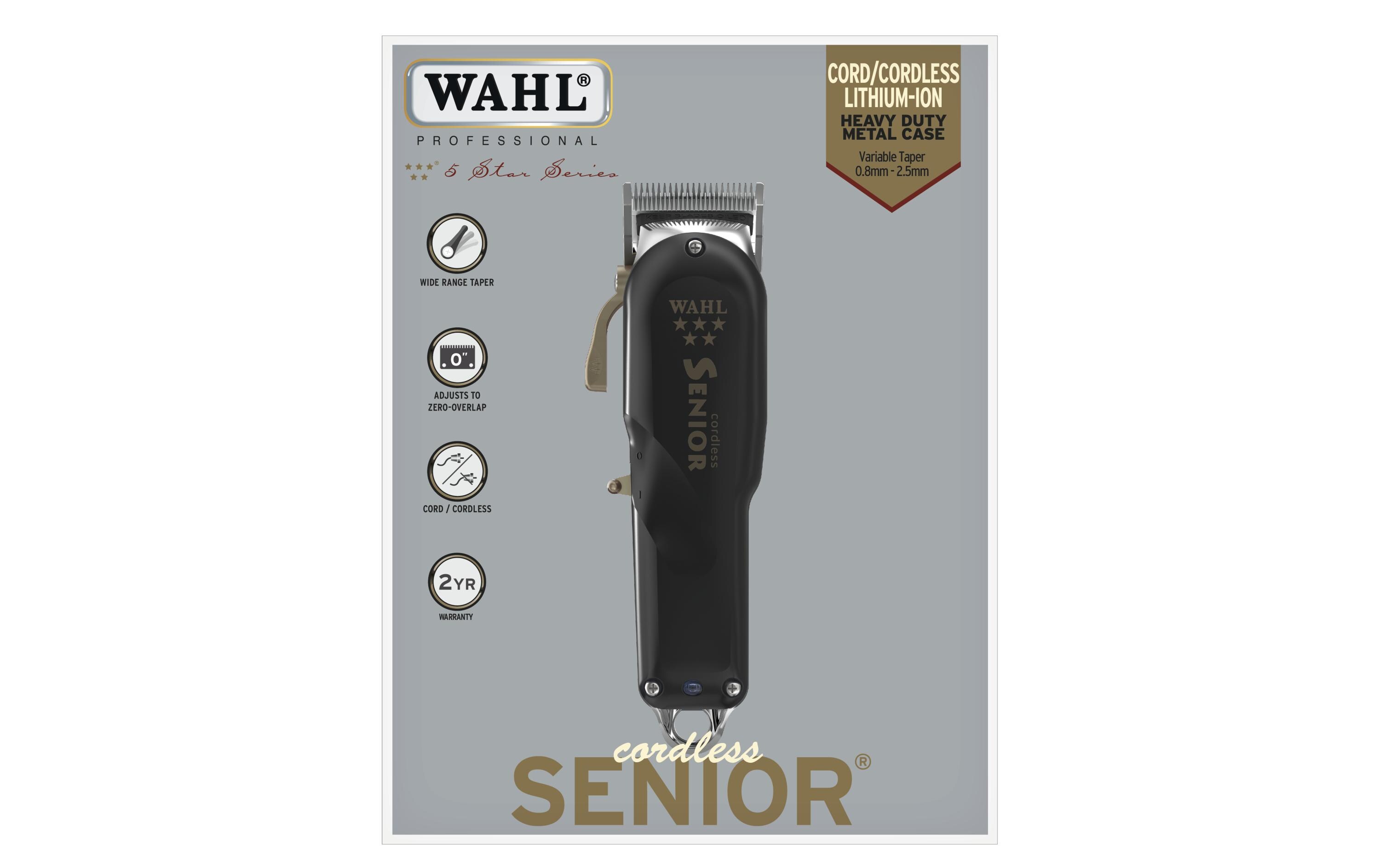 Profihaarschneider Cordless Senior<br>Professionelle Netz-/Akku-Haarschneidemaschine