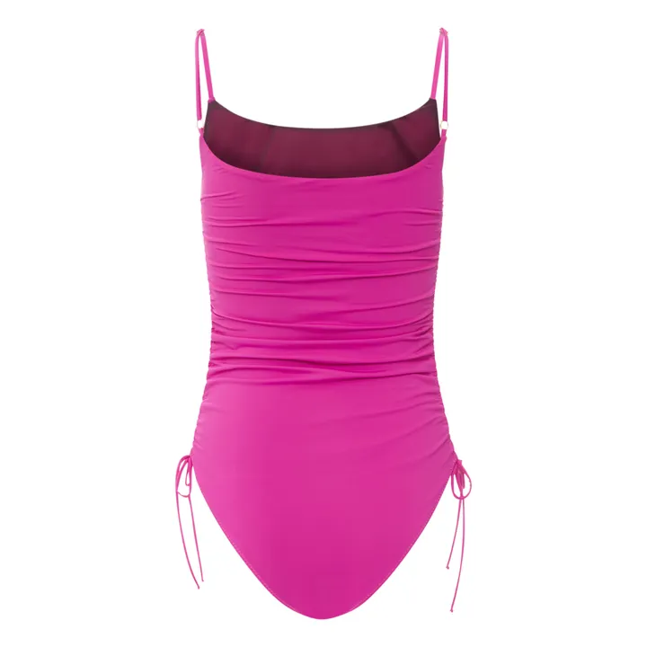 Alma Deia Maillot de bain une pièce froncé | Rose fuschia