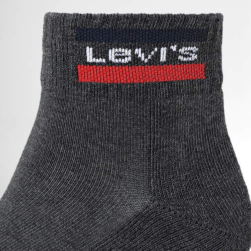 Lot De 2 Paires De Chaussettes 902011001 Noir Gris Anthracite