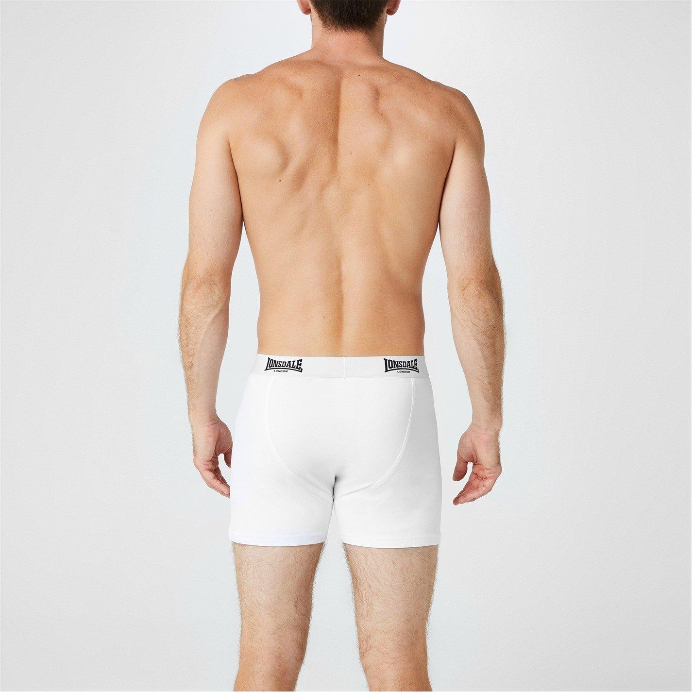 Lonsdale 2 Pack Boxers Mens