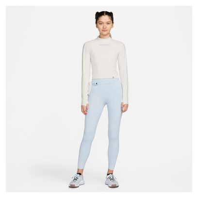 Maillot manches longues Femme Nike Dri-Fit Trail Beige